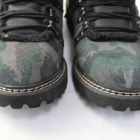 Earth Kodiak Glacier suede camo hiking boots size 8  - Picture 5 of 14